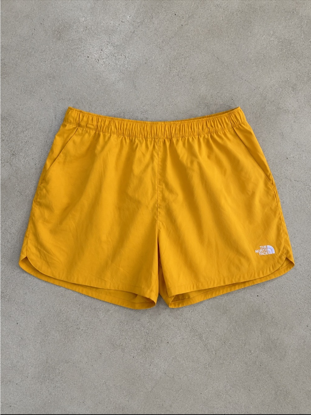 The North Face Class V Shorts Women 3X Yellow Quick Dry Hiking Performance Nylon